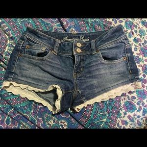 American eagle jean shorts